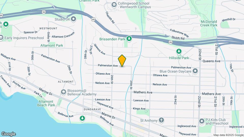 2550 Palmerston Ave Map and Location Details
