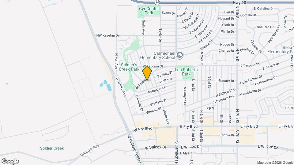 540 Graham Pl Map and Location Details