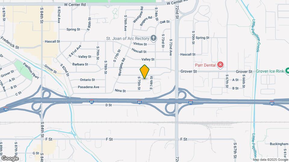 7434 Pasadena Cir Map and Location Details