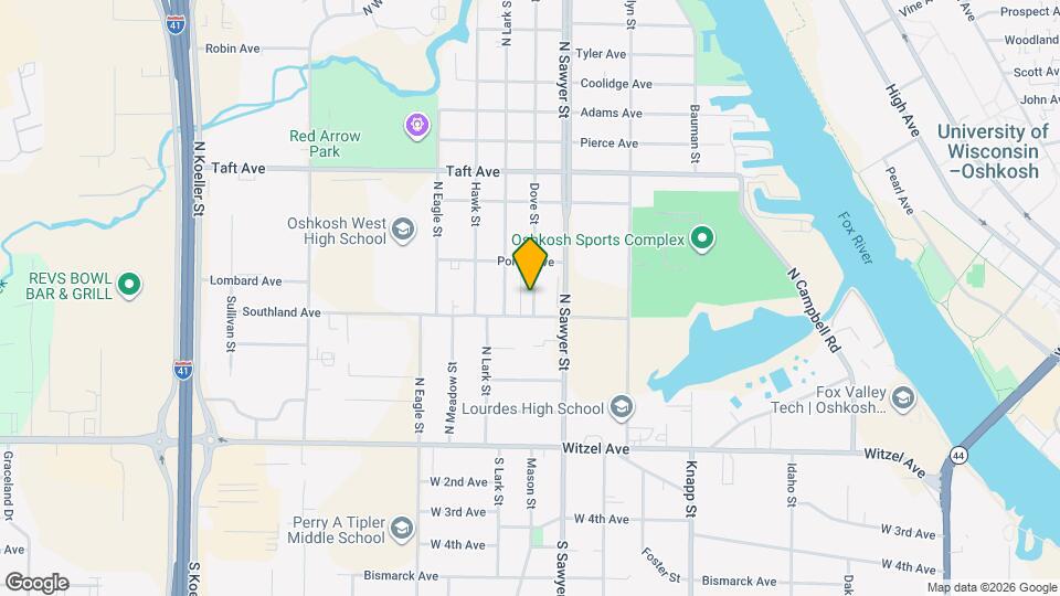 317 Dove St Map and Location Details