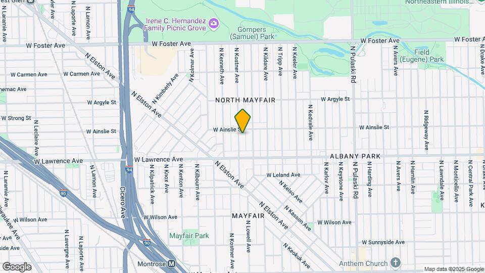 4845 N Kostner Ave Map and Location Details