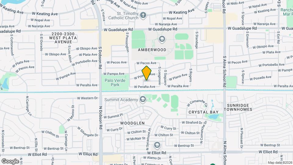 1653 W Plana Ave Map and Location Details