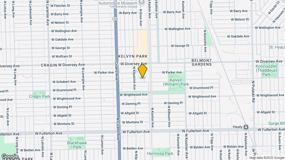 4622-4624 W Schubert Ave Mapa y Detalles de la Ubicación