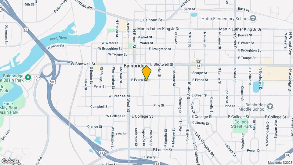 402 E Evans St Map and Location Details