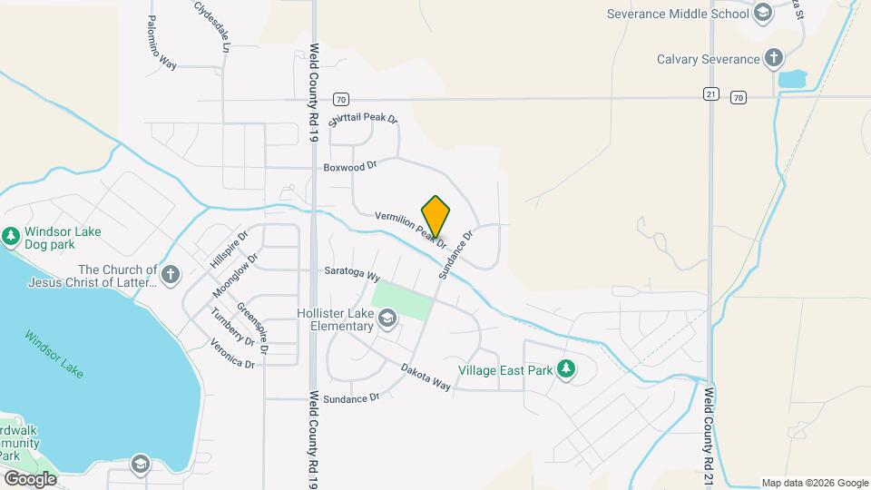 622 Vermilion Peak Dr Map and Location Details