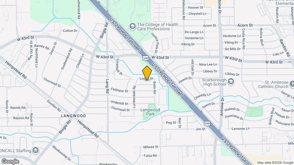6322 Clemson St Map and Location Details