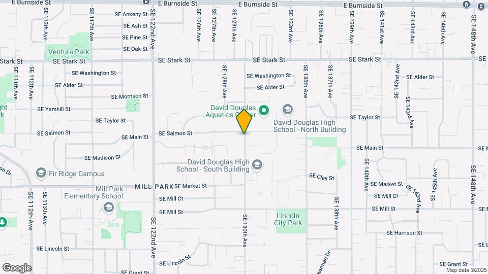 1229-1233-1233 SE 130th Ave Mapa y Detalles de la Ubicación