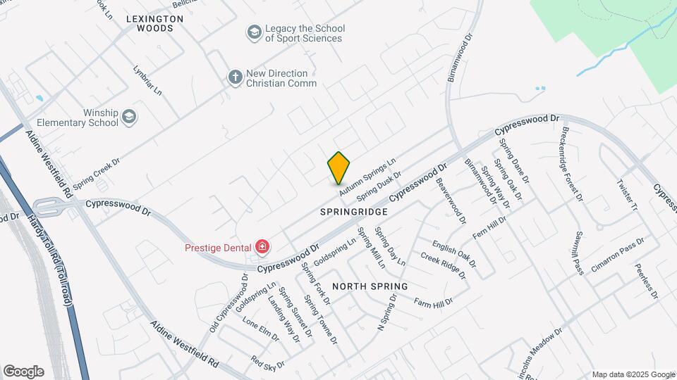 2503 Autumn Springs Ln Map and Location Details