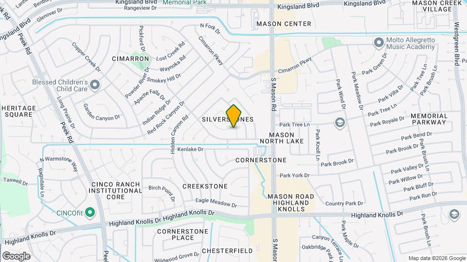 1010 Western Hills Dr Map and Location Details