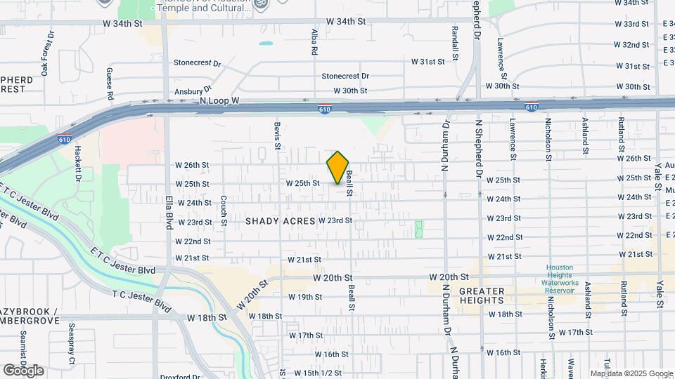 2423 Beall St Map and Location Details