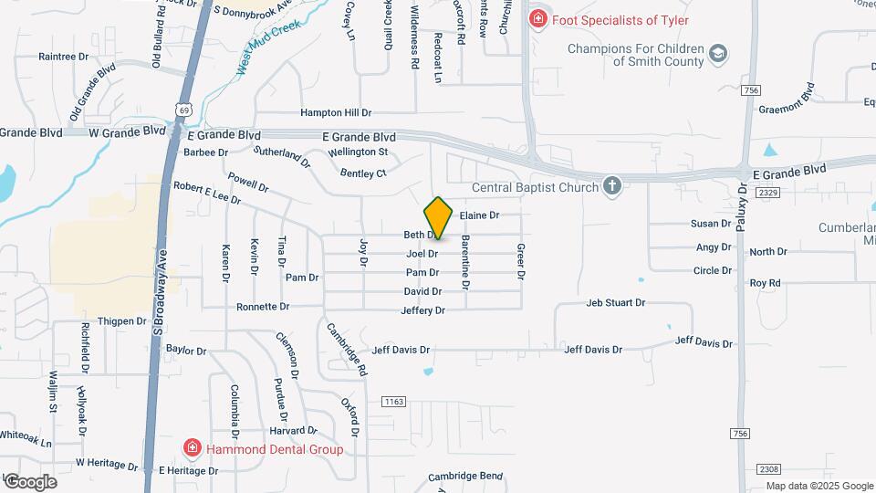 808 Joel Dr Map and Location Details