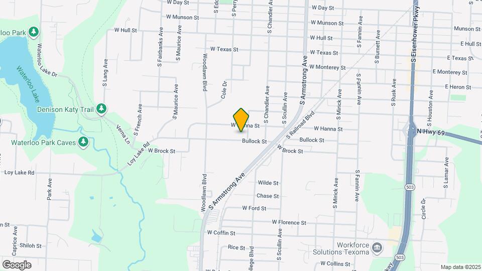 1109 Bullock St Map and Location Details