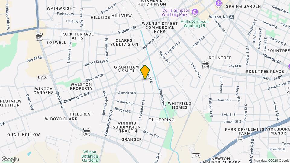 803 Crawford St S Map and Location Details