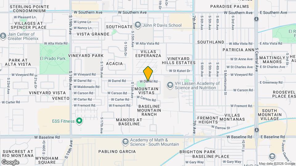 1225 W Darrel Rd Map and Location Details