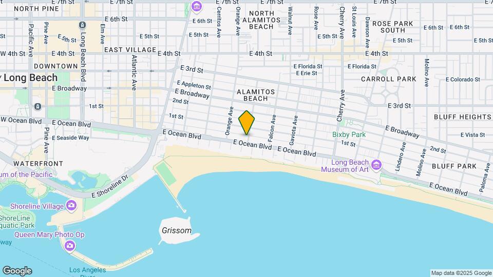 1275 E Ocean Blvd Mapa y Detalles de la Ubicación