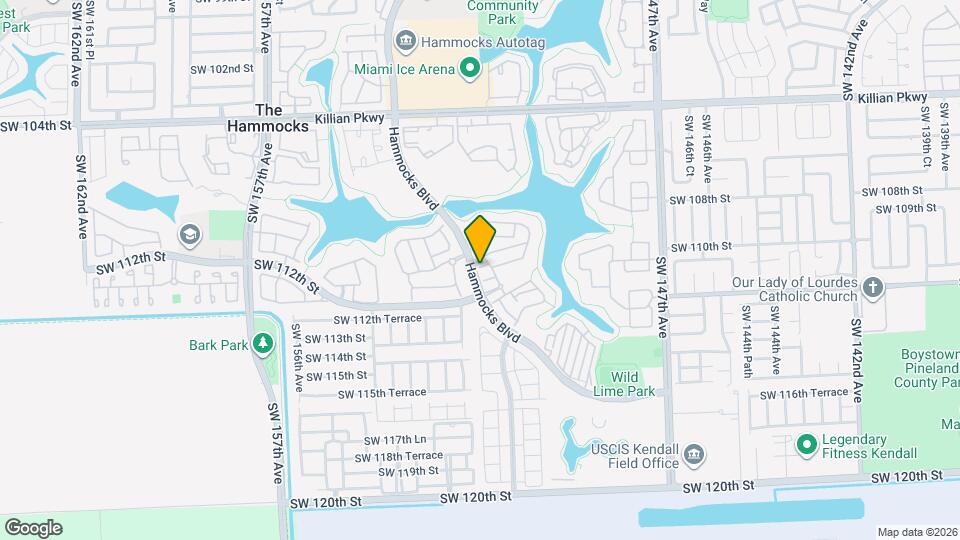 15184 SW 110th St Map and Location Details