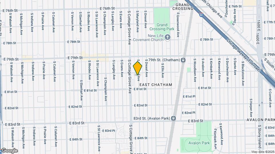 8014 S Maryland Ave Map and Location Details