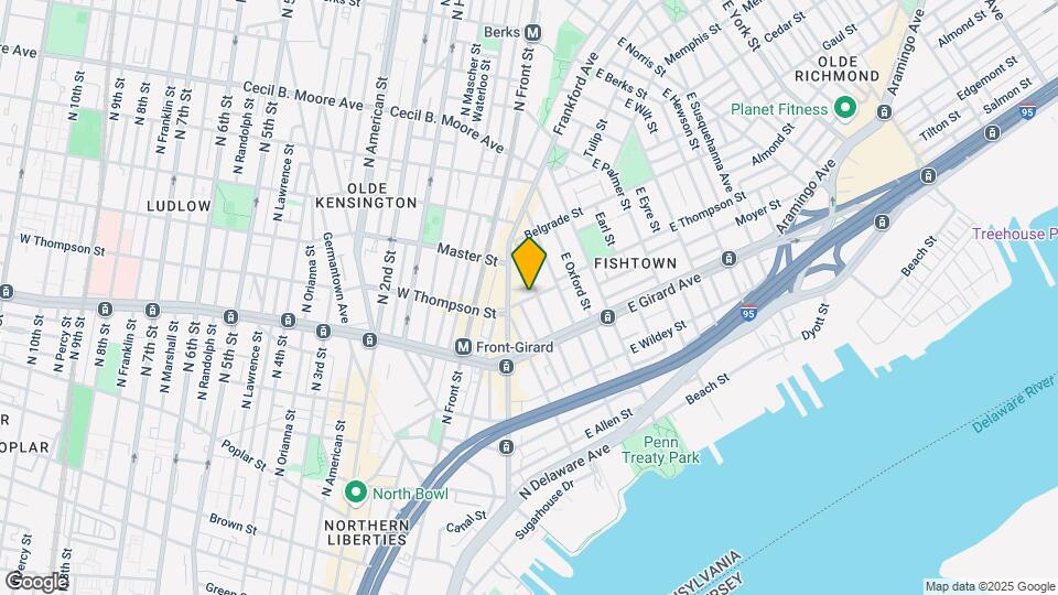 225 E Thompson St Mapa y Detalles de la Ubicación