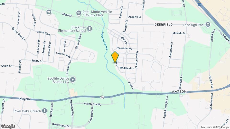 617 Creek Oak Dr Map and Location Details