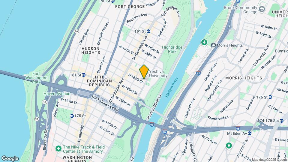 2502-2504 Amsterdam Ave Map and Location Details