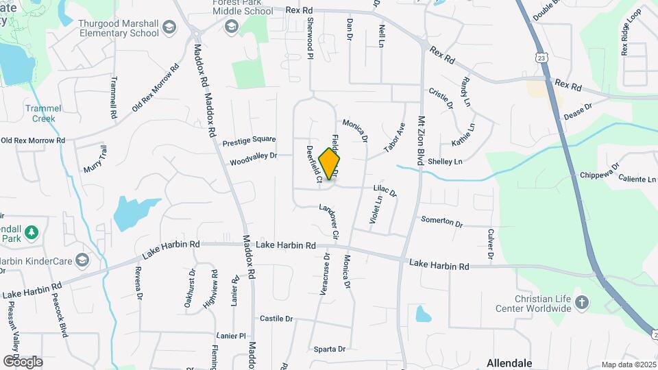 6183 Fieldcrest Dr Map and Location Details