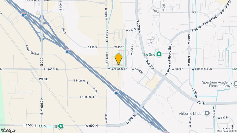 688 S 2310 W Map and Location Details