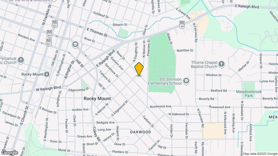 809 Rose St Map and Location Details