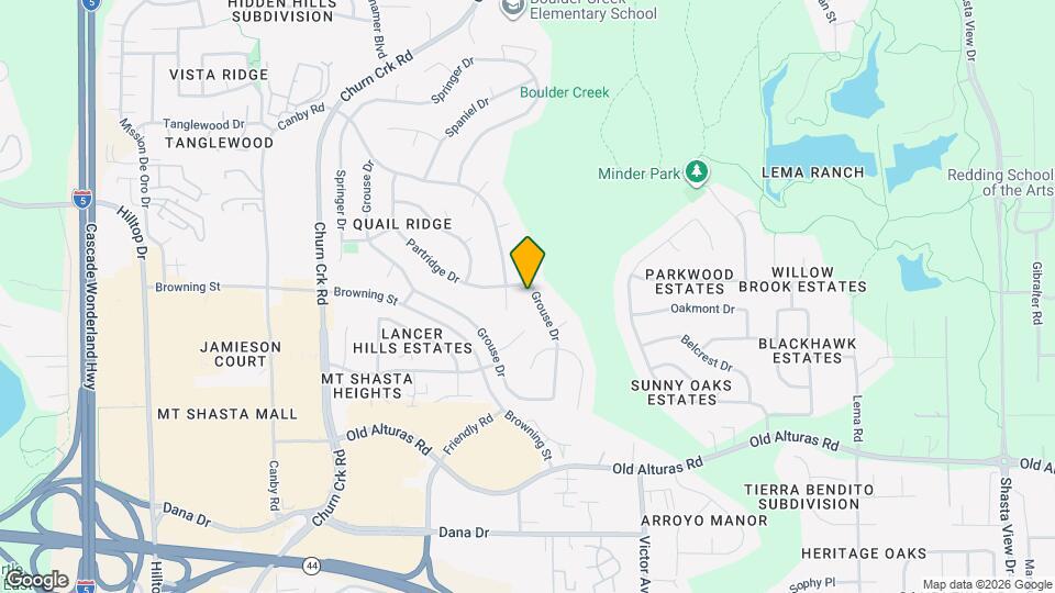 1387 Grouse Dr Map and Location Details