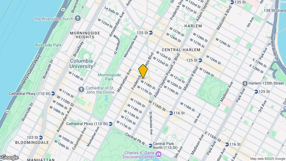 277 W 118th St Mapa y Detalles de la Ubicación