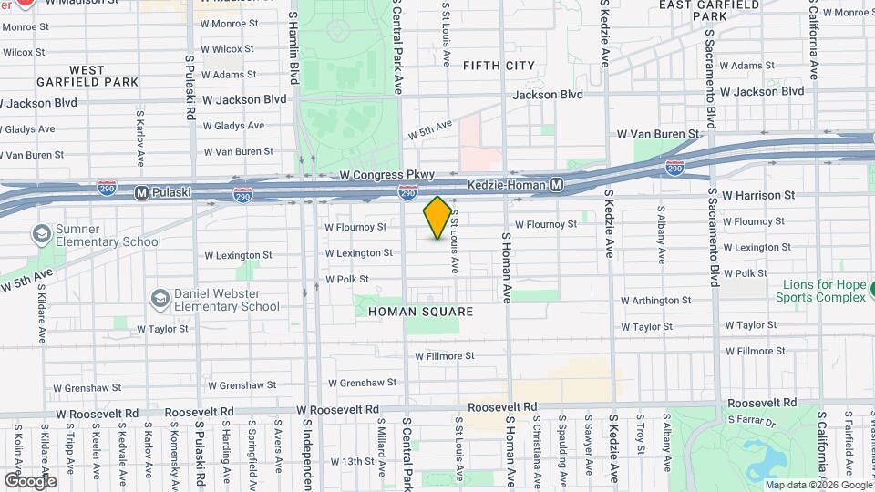 3518 W Lexington St Map and Location Details