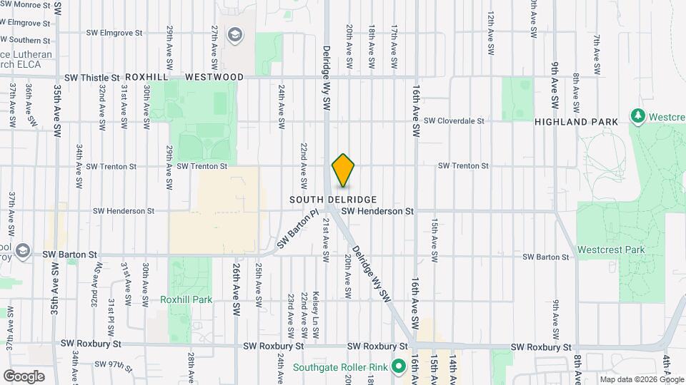 8837 20th Ave SW, Unit A Map and Location Details