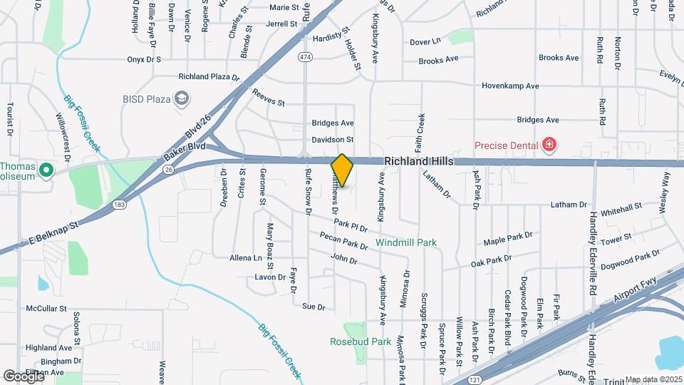 3254 Matthews Dr Map and Location Details