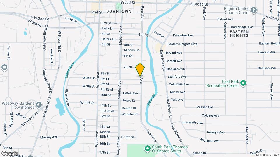 809 East Ave Map and Location Details