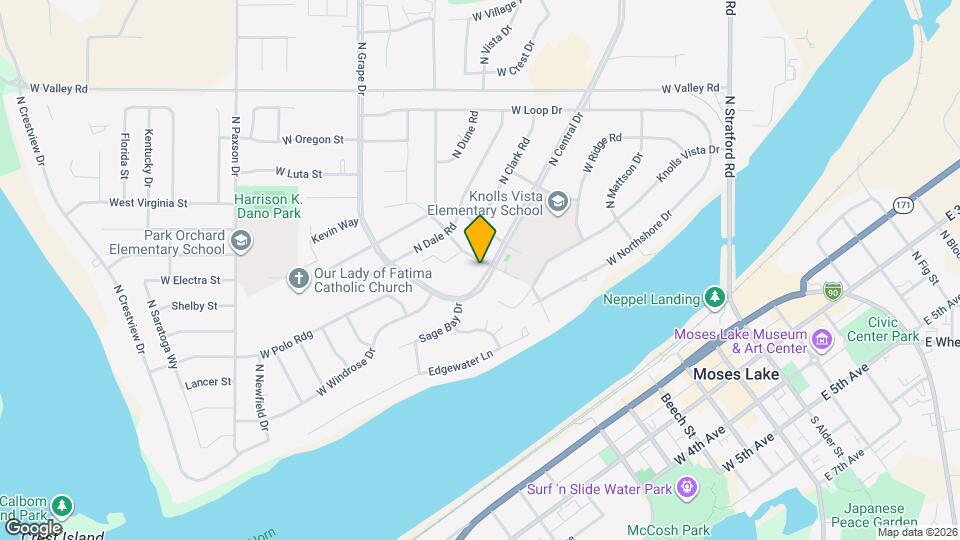 324 N Central Dr Map and Location Details