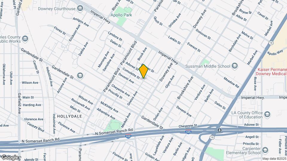 813 Comolette St Map and Location Details