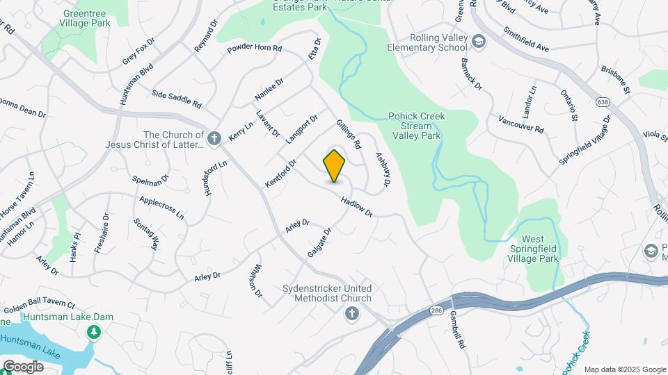 7020 Hadlow Dr Map and Location Details