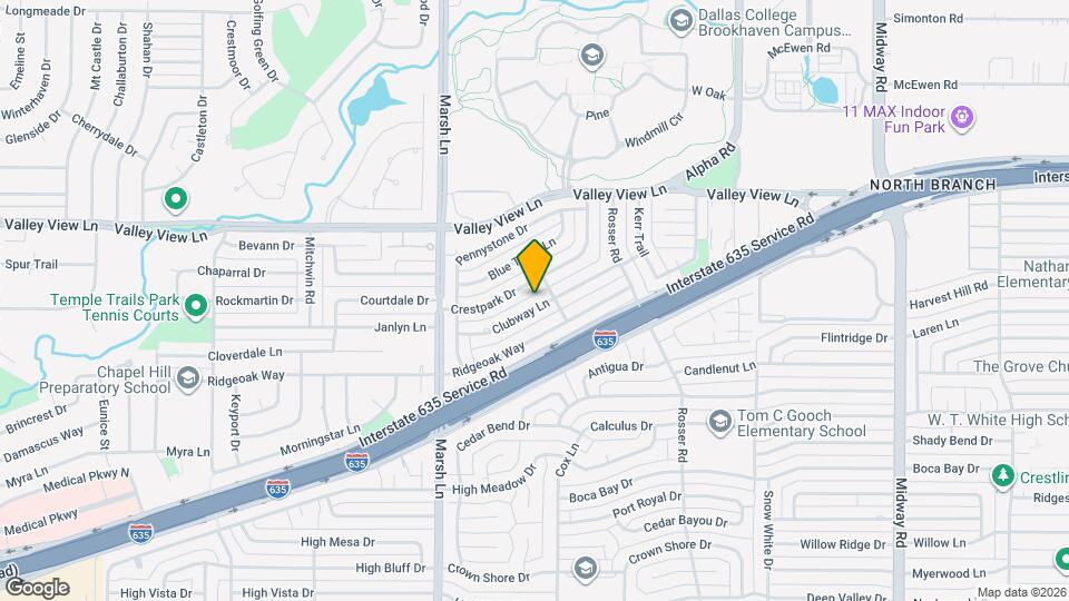 3827 Clubway Ln Map and Location Details