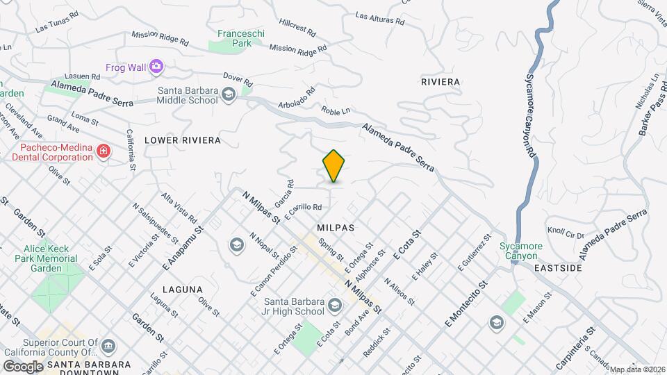 1036 E Cota St Map and Location Details