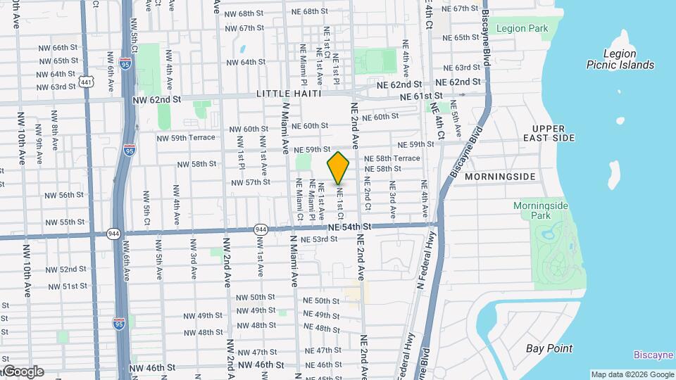 5600 NE 1st Ct Map and Location Details