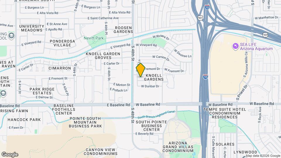 2714 W Ellis Dr Map and Location Details