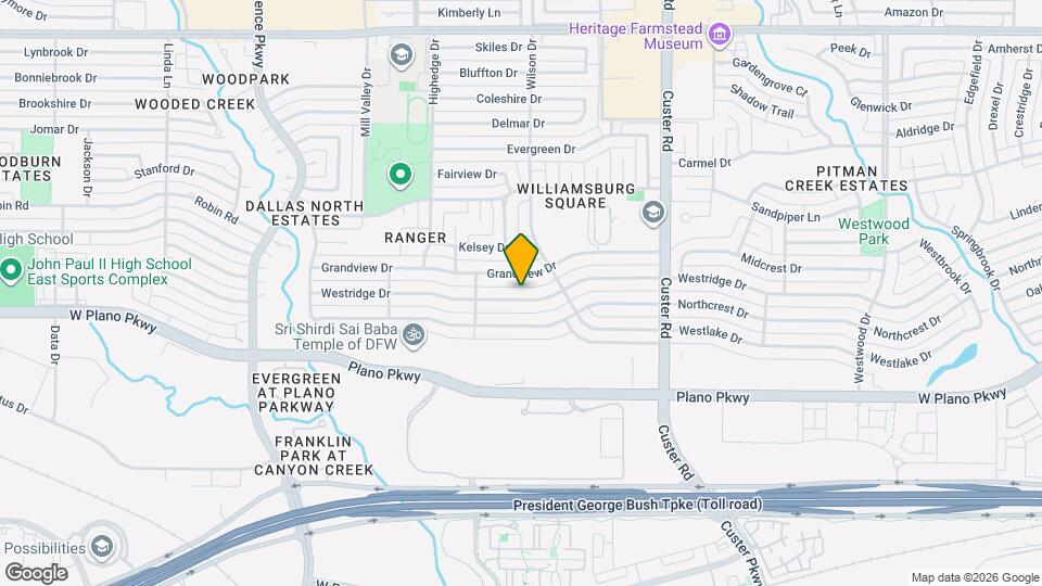 2401 Westridge Dr Map and Location Details