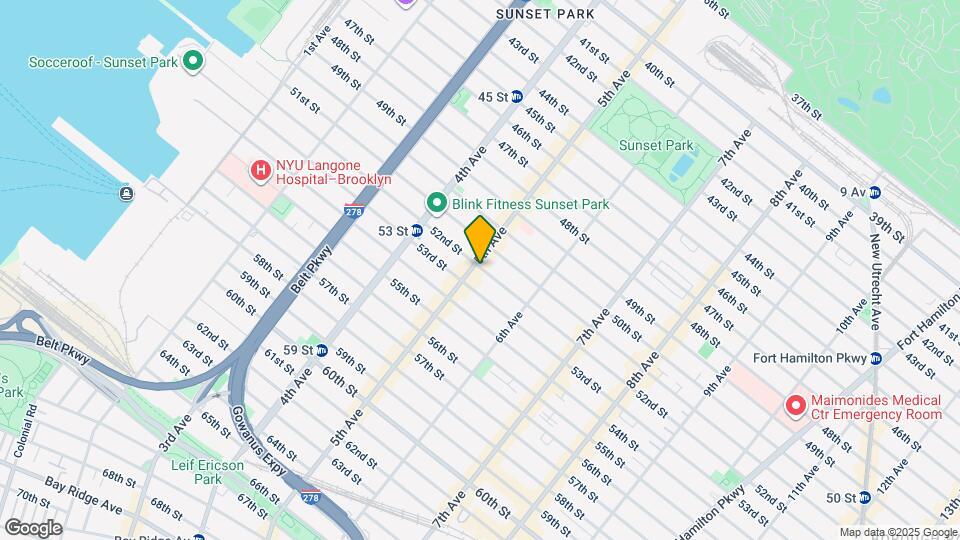 506 52nd St, Unit Apt 5 Map and Location Details