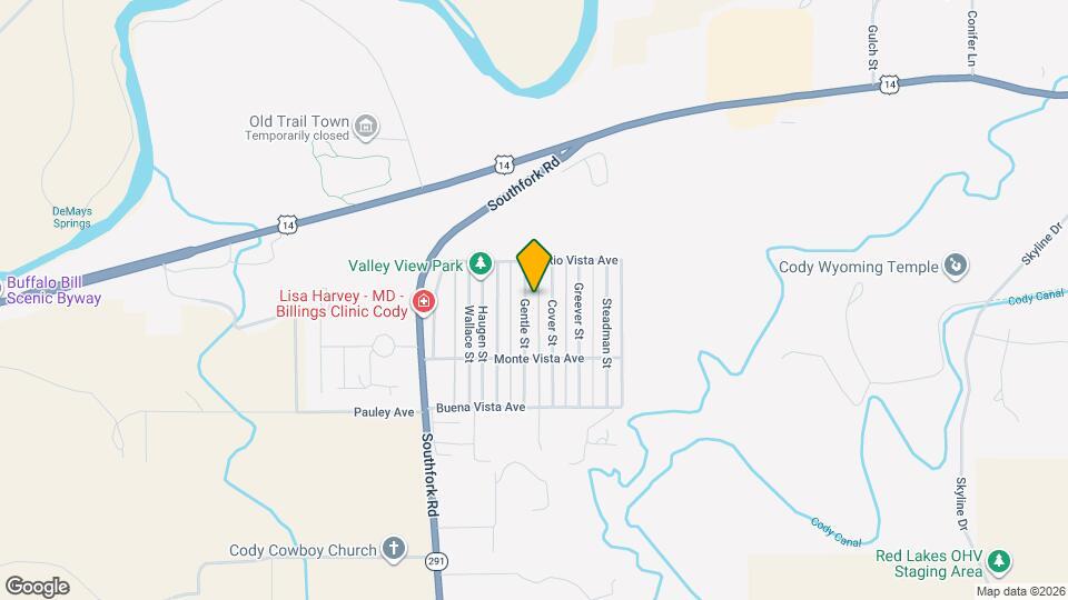 2128 Gentle St Map and Location Details