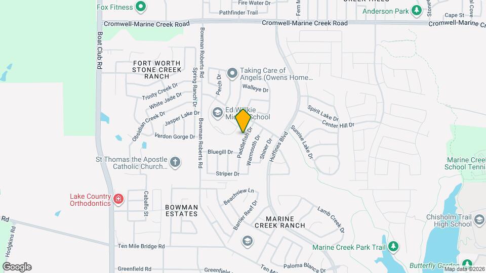 6033 Paddlefish Dr Map and Location Details