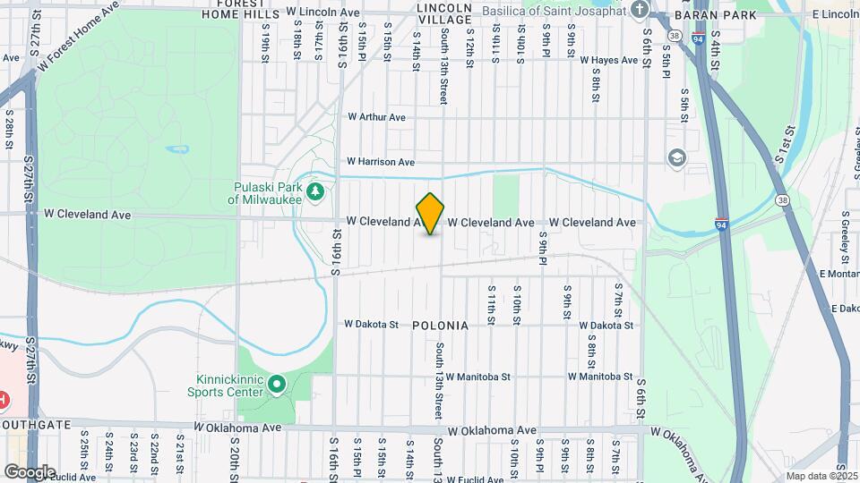 2727 S 13th St Map and Location Details