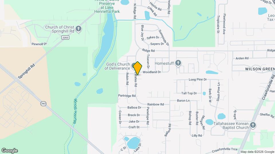 1550 Tangelo Dr Map and Location Details