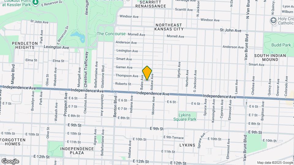 3510 Roberts St Map and Location Details