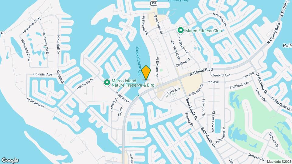 740 N Collier Blvd Map and Location Details