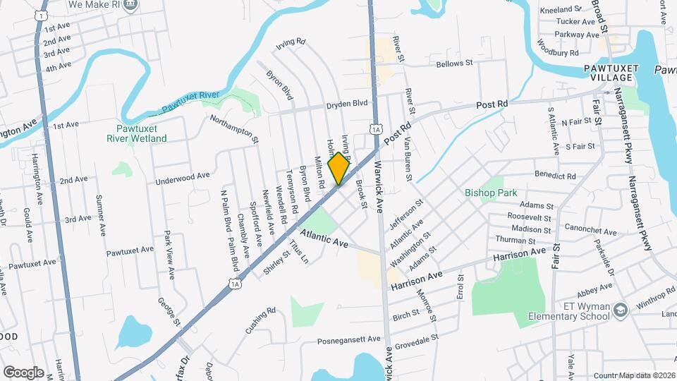 532 Post Rd Map and Location Details