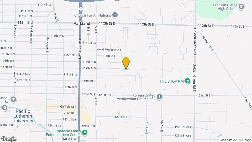 11727 4th Ave E Map and Location Details